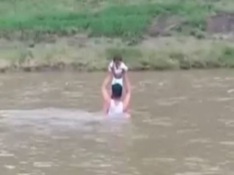 Bahubali Scene in Asifabad