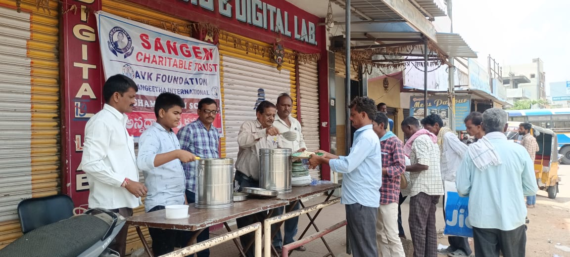 Sangem charitable trust food distribution 1