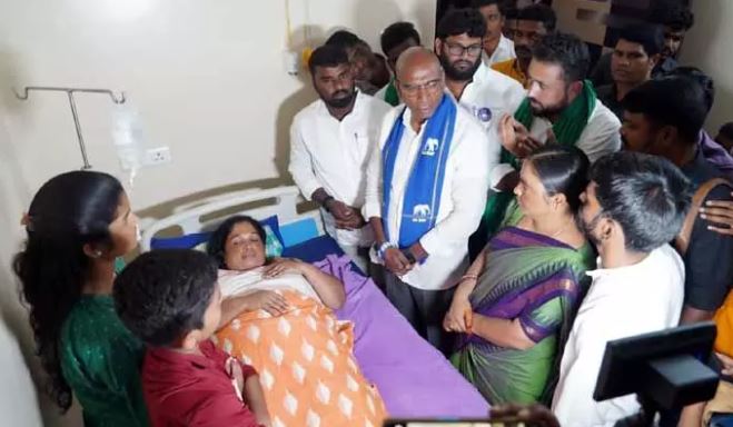 rs praveen fire on kcr govt