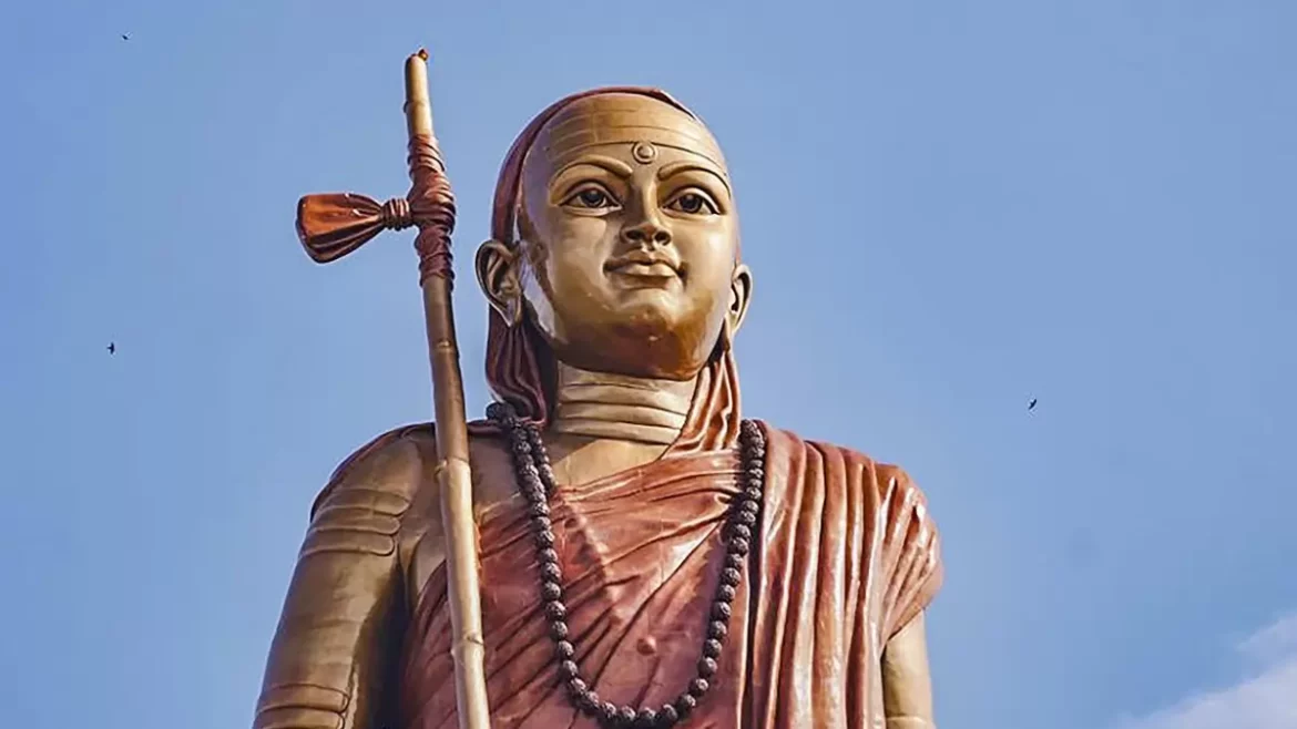 adi shankaracharya statue omkareshwar madhya pradesh cm shivraj singh chouhan unveils statue of oneness in omkareshwar