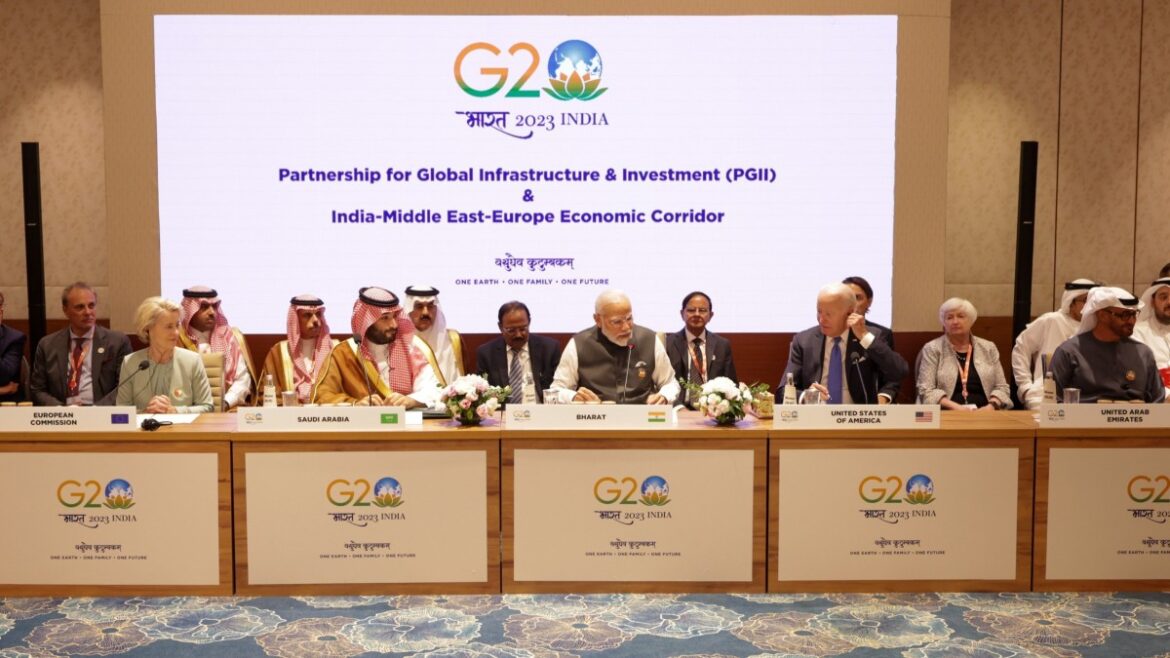 Stamp on new trade corridor to counter China’s BRI push