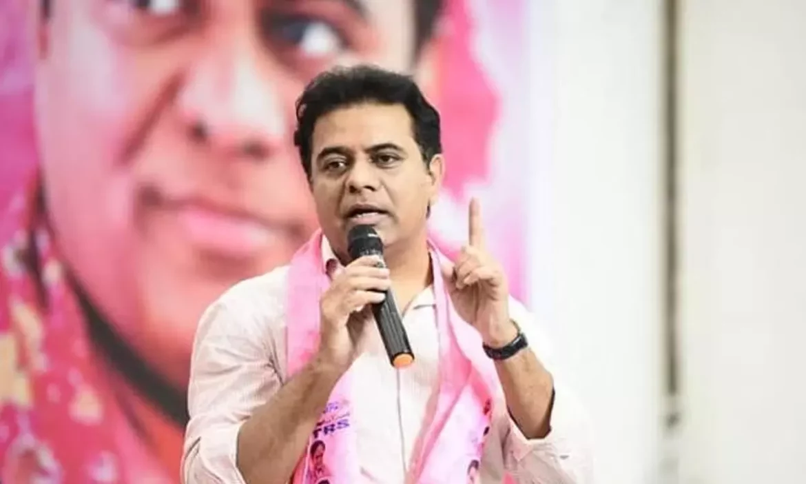 KTR Fire on Congress party