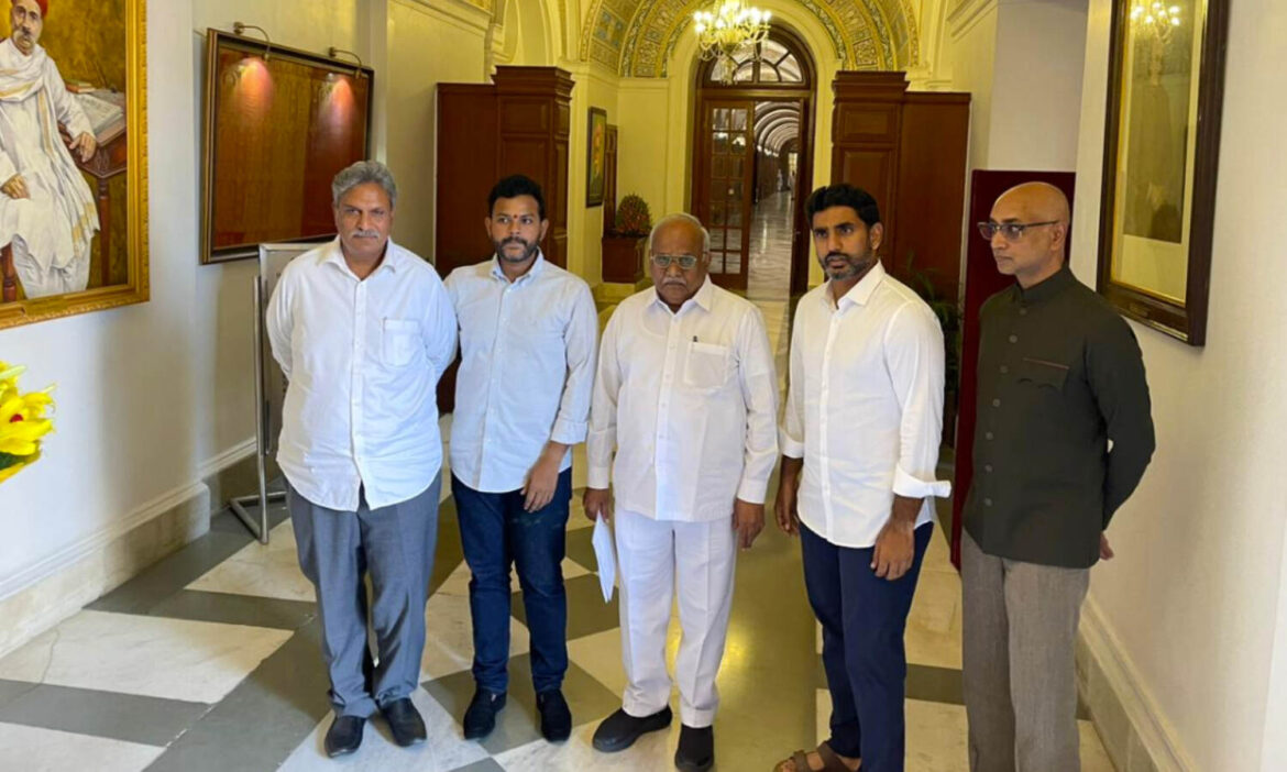 nara lokesh meets president draupadi murmu nara lokesh in delhi