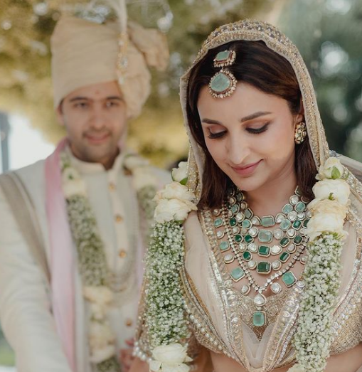 Parineeti Chopra Raghav Chadha are blessed to finally be Mr and Mrs