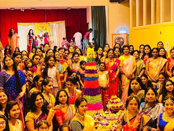 bathukamma celebrated grand scale in glasgo