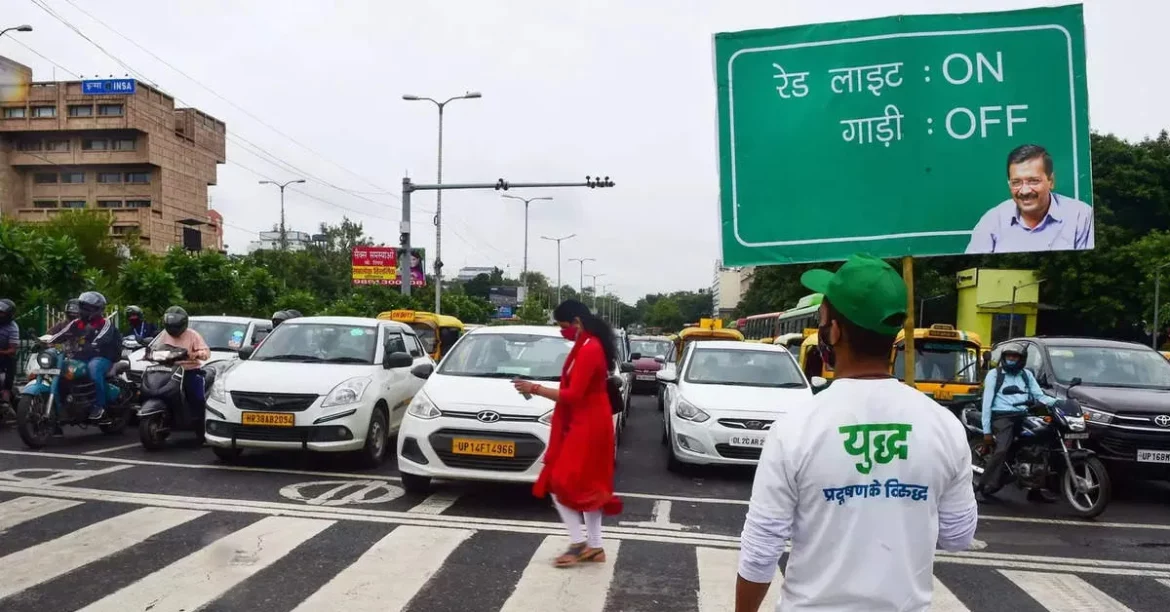 Delhis air poor again red light on gaadi off campaign to start from today