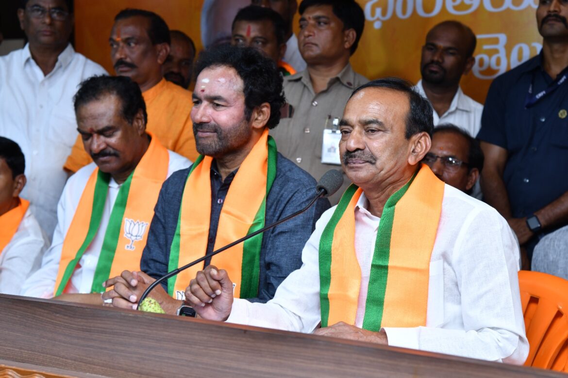 eatala rajender fire on cm kcr