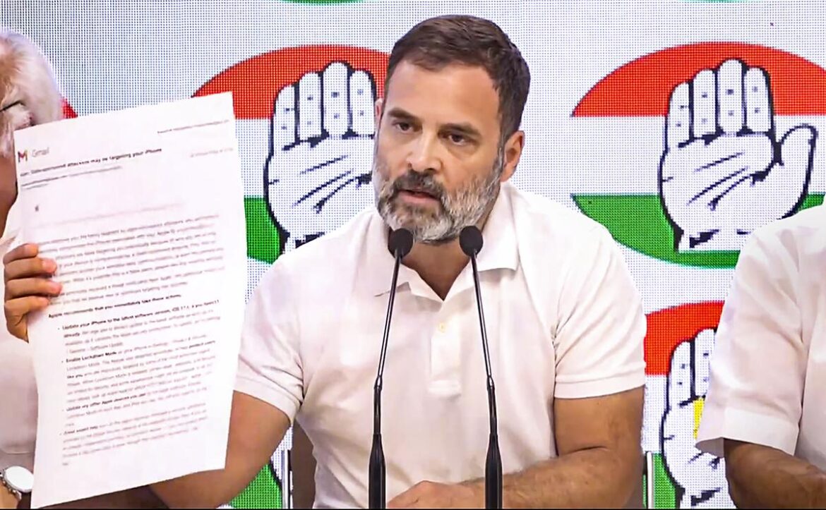 Tap as much as you want ready to surrender my phone Rahul Gandhi