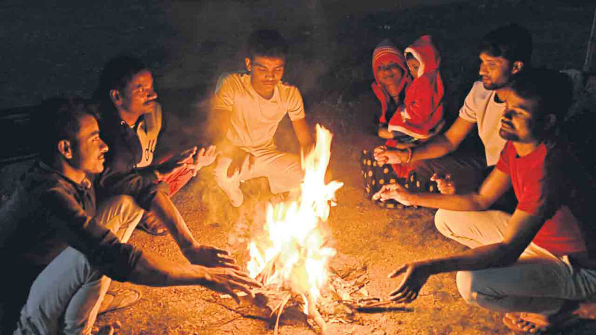 Winter Season: Increased cold intensity.. Villages shivering!