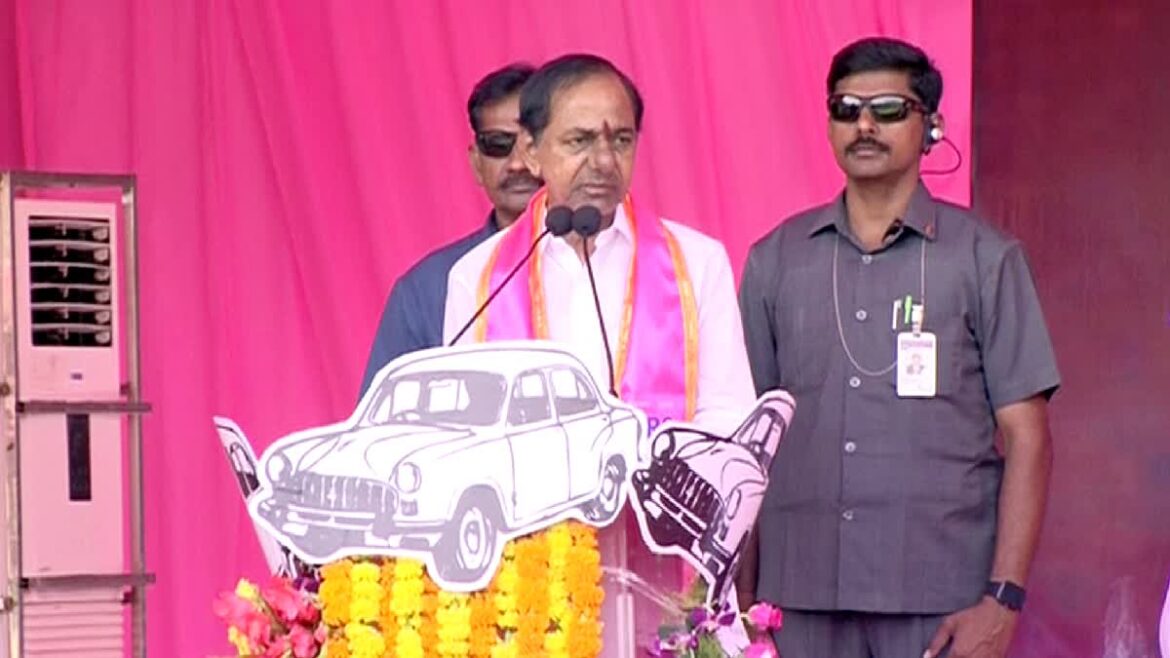 CM KCR Speech in BRS Public Meeting at Sirpur