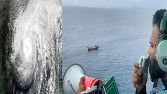 Cyclone Alert: Danger Bells.. The threat is looming along the coast..!