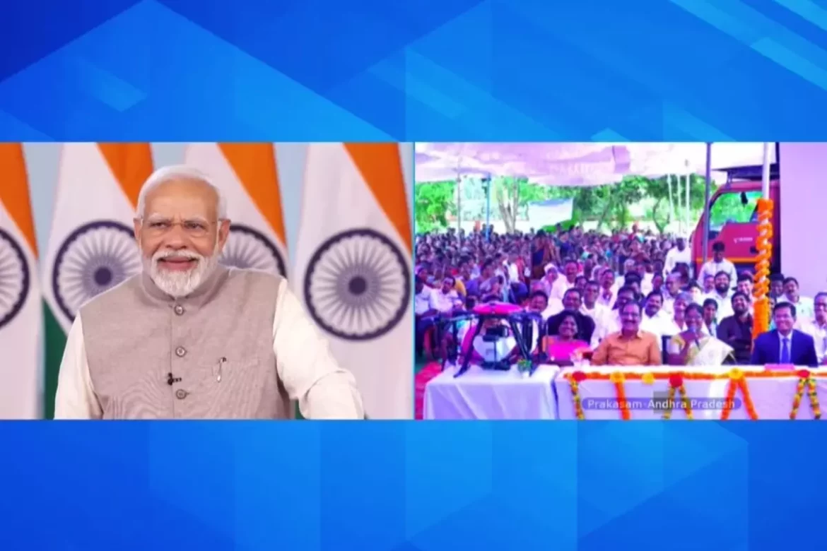 PM Modi interacts with beneficiaries of ‘Viksit Bharat Sankalp Yatra’ virtually