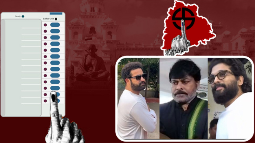 Telangana Elections-2023: Film celebrities who voted..!