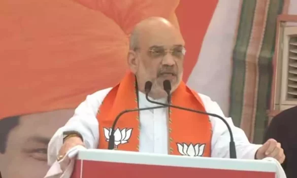amit shah fire on brs and congress in sakala janula sankalpa sabha