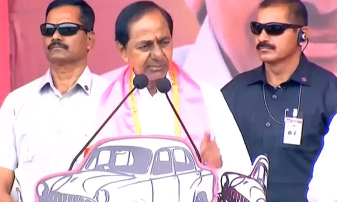cm kcr public meeting at madhira assembly constituency