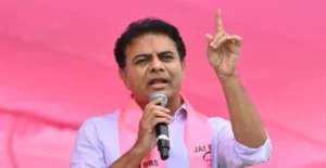 ktr fire on congress in munugodu
