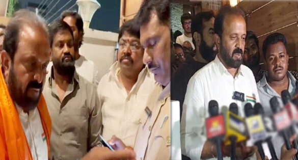 Madhu yashki goud: Midnight tension.. tension.. Madhuyashki goud's house searched..!