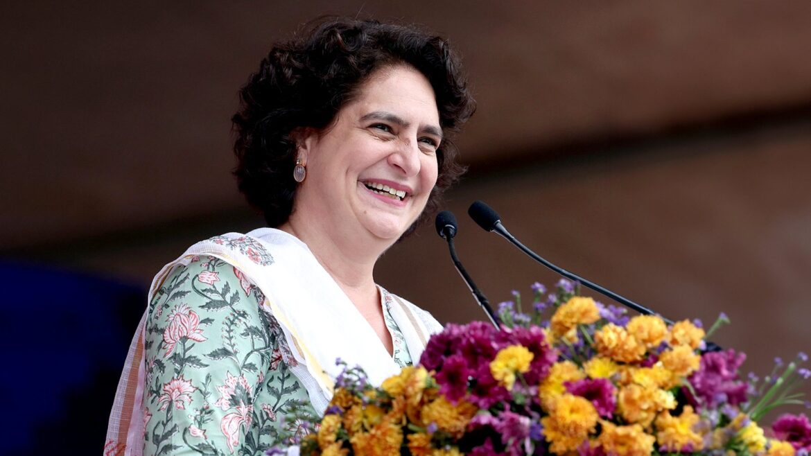 priyanka gandhi speech at palakurthi public meeting telangana assembly elections campaign 2023