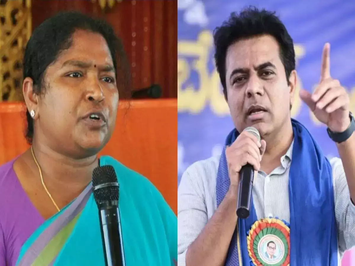 Minister Seethakka Strong Counter To KTR