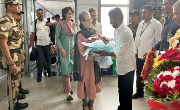 Hyderabad: Congress leaders reached Tajkrishna.. Tight security at LB Stadium..!