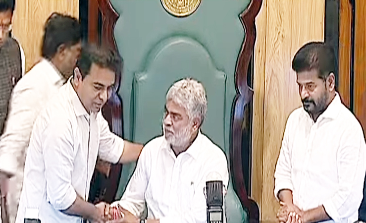 Gaddam Prasad Kumar: Gaddam Prasad Kumar as speaker.. CM Revanth Reddy, KTR what are they..!