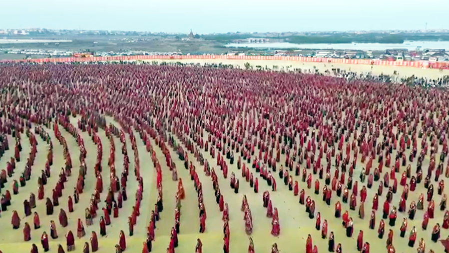 Dwarka: 5000-year-old incredible event in Dwarka.. World record for women..!