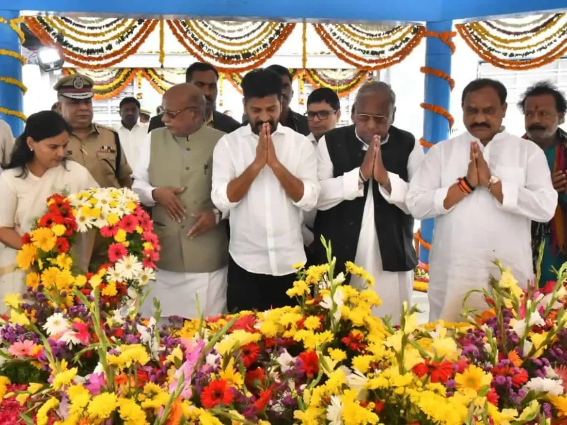 cm revanth reddy paid tribute mahatma gandhi