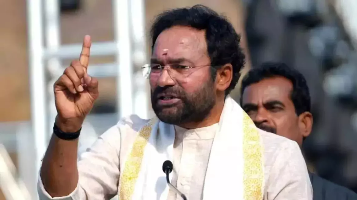 kishan reddy fire on congress