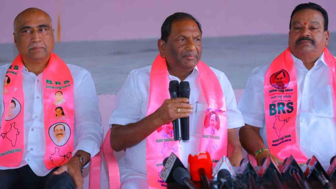 daily false propaganda on medigadda barrage ex minister koppula eshwar