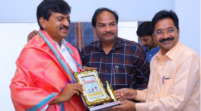 Jounalist Union Met with Minister Ponguleti Srinivas Reddy