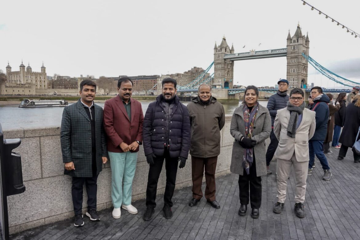 cm revanth reddy and officials undertook a study tour at london