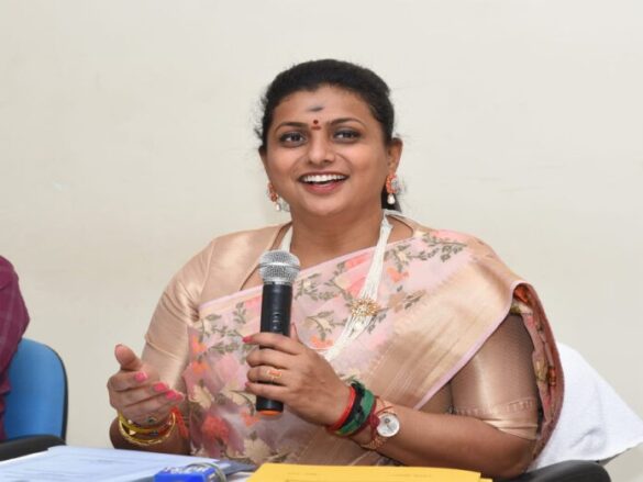 Minister Roja: Roja's satires on Chandrababu and Pawan Kalyan..!