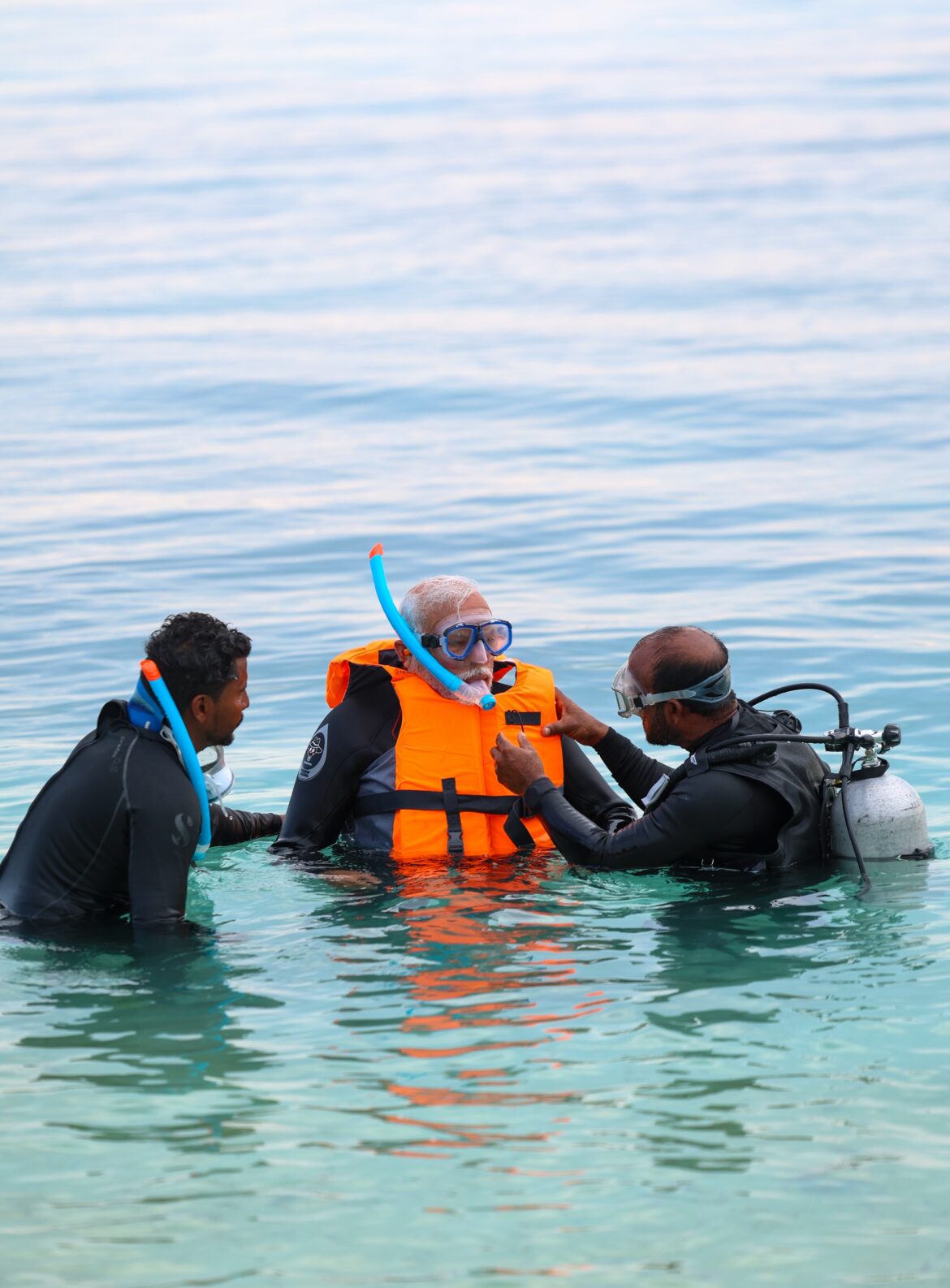 PM Modi goes snorkelling in Lakshadweep enjoys pristine beaches
