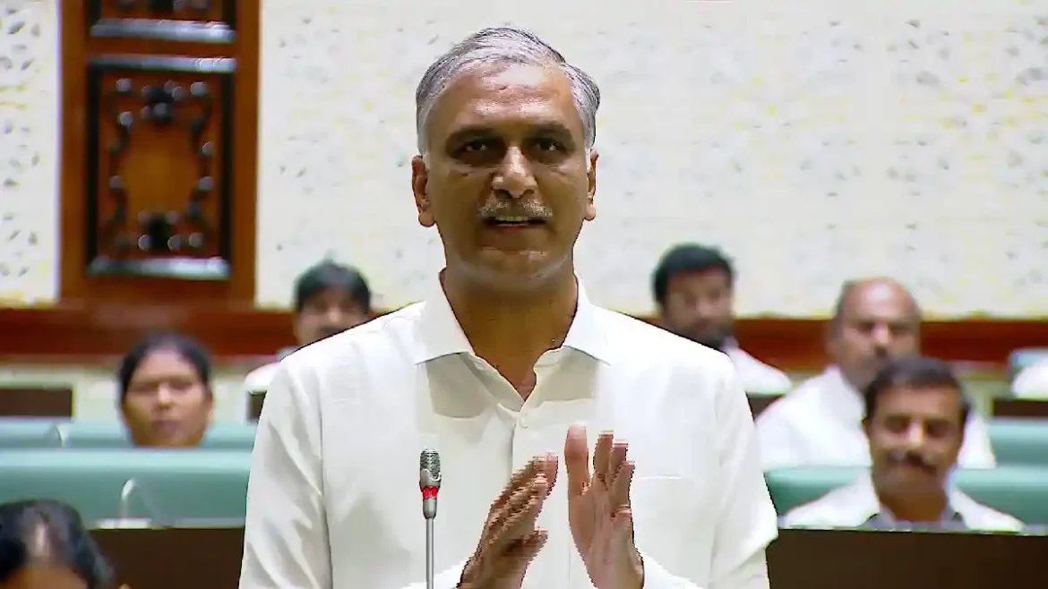 harishrao fires white paper on irrigation projects telangana assembly sessions