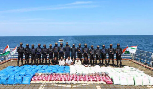 Breaking: International gang busted.. 3,300 kg of narcotics seized..!