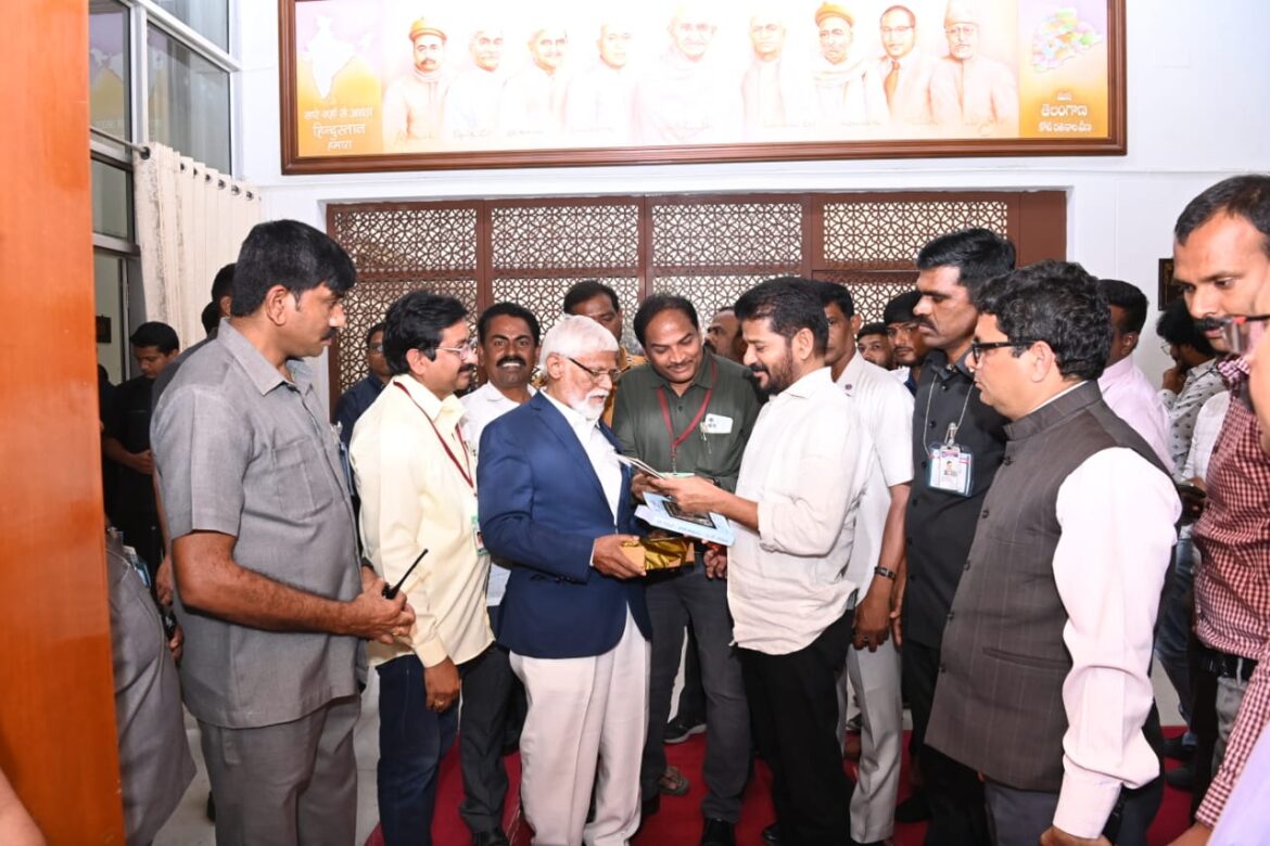 Cm Revanth reddy inaugurated book named ambedkar oka adbutam bc note