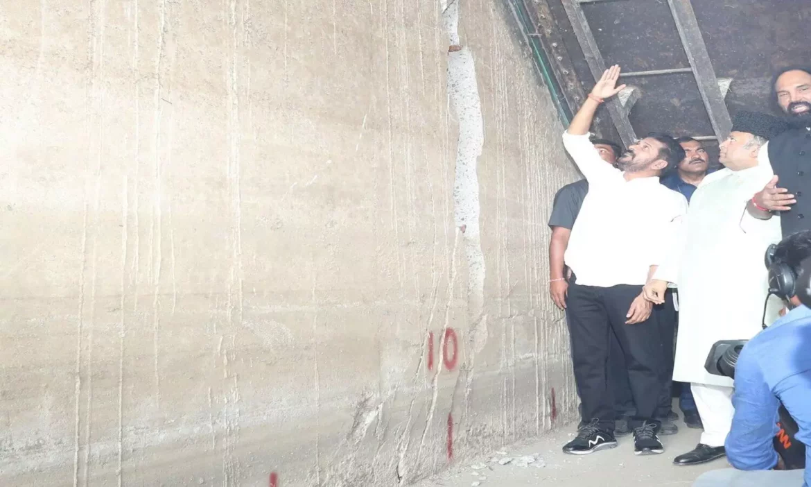 cm revanth and ministers to visit medigadda mlas inspect to medigadda barrage