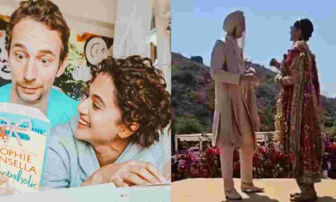 Tapsee: Heroine Tapsee's wedding video leaked.. Going viral..!