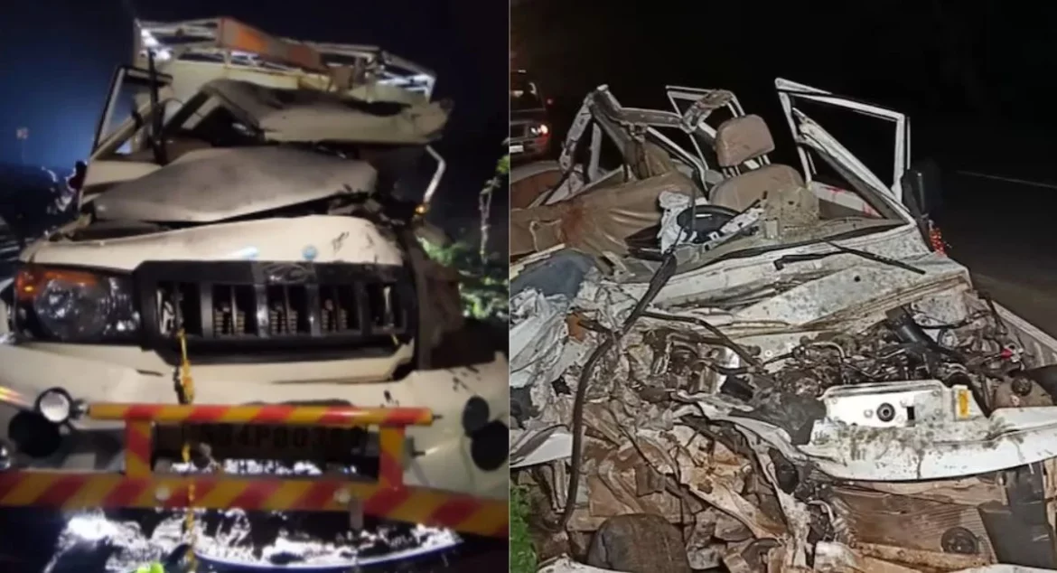 Fatal road accident in Chhattisgarh..9 people including three children died