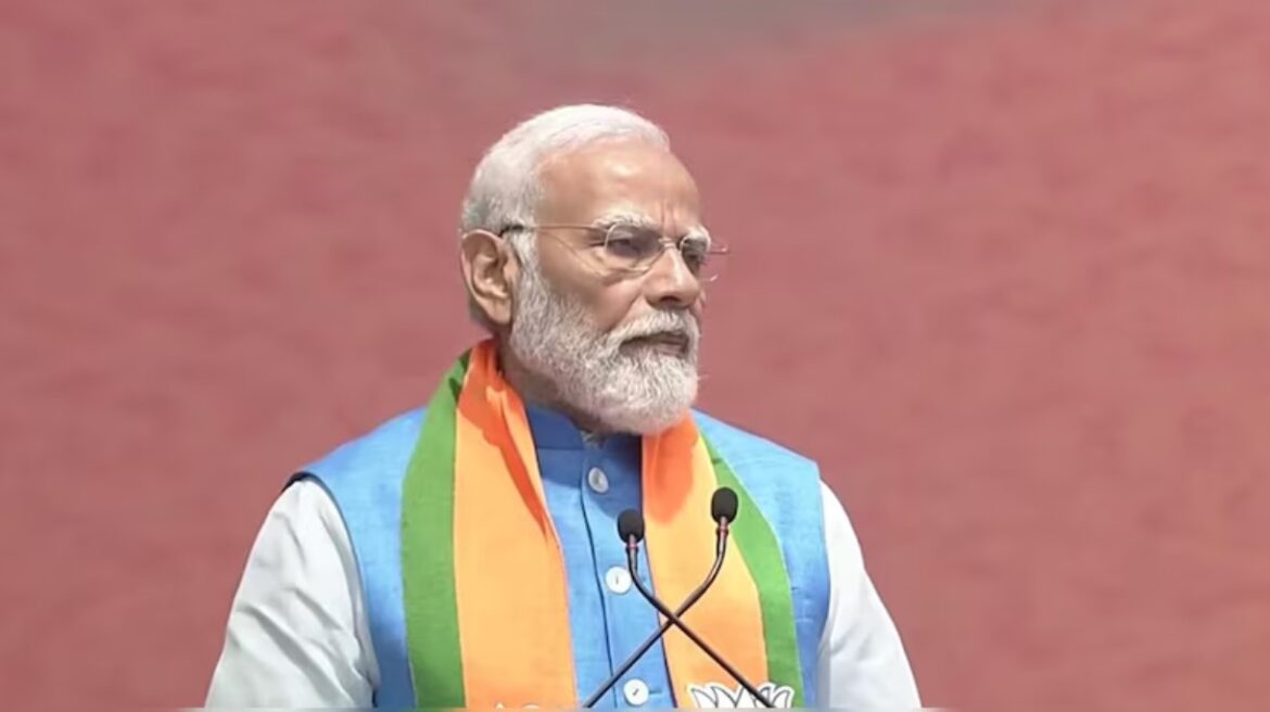 PM Modi: Release of BJP's 'resolution document'.. What does PM Modi say..!