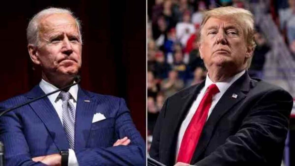 Donald Trump: Trump leads in opinion polls... Biden lags behind...!